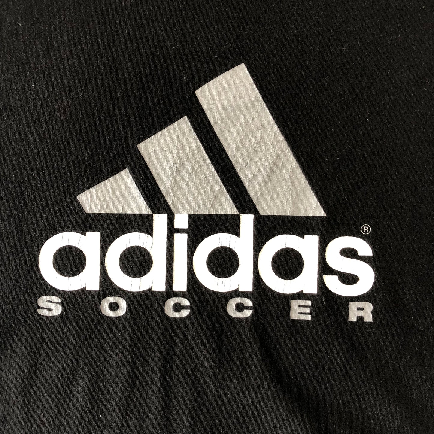 Vintage Adidas Soccer Three Stripes T Shirt L