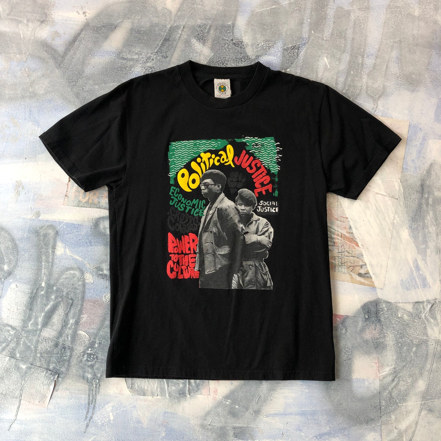 Cross Colours Power To The Culture T Shirt M