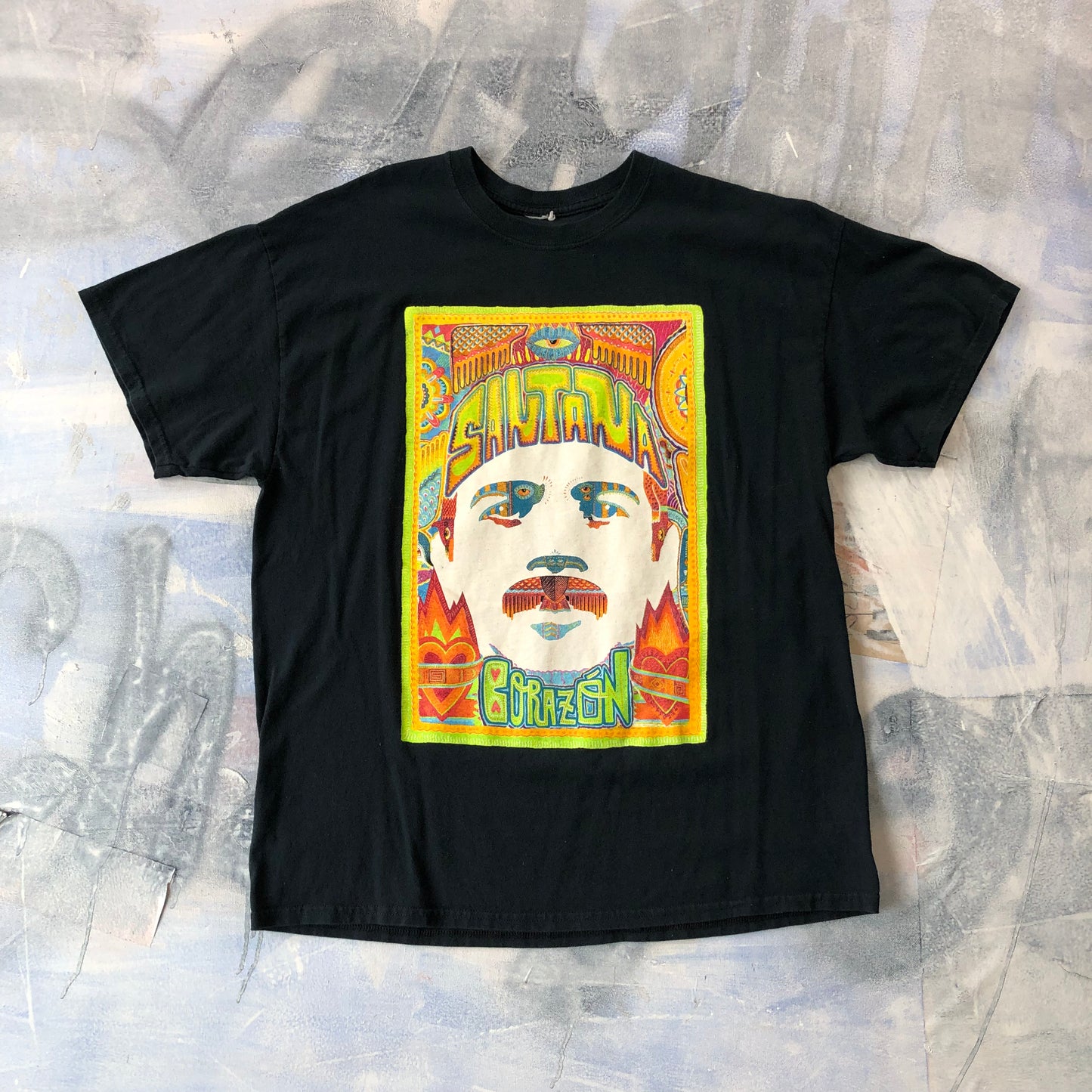 Santana Corazon Tour 2014 T Shirt XL