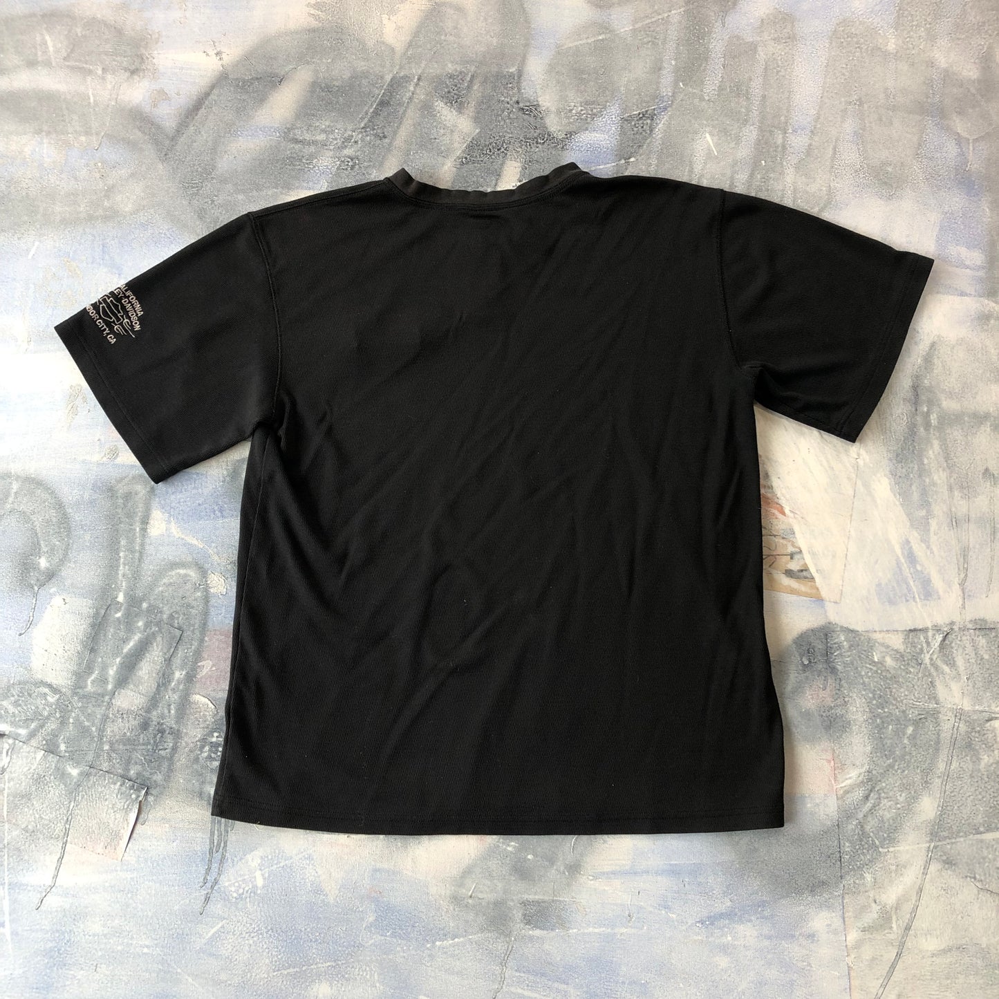 Harley Davidson Motorcycles Harbour City California Waffle Henley T Shirt XL