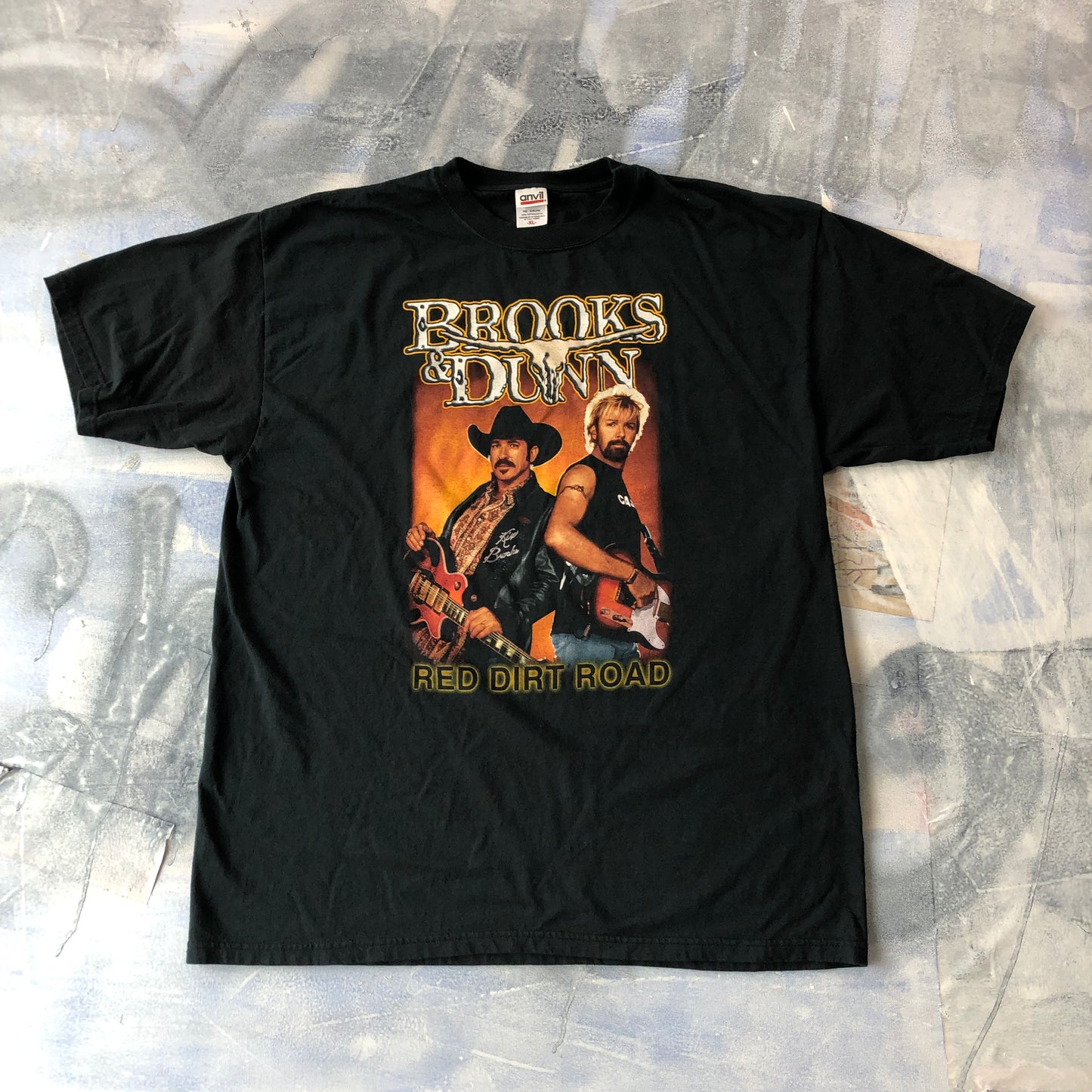 Brooks & Dunn Red Dirt Road Tour T Shirt XL