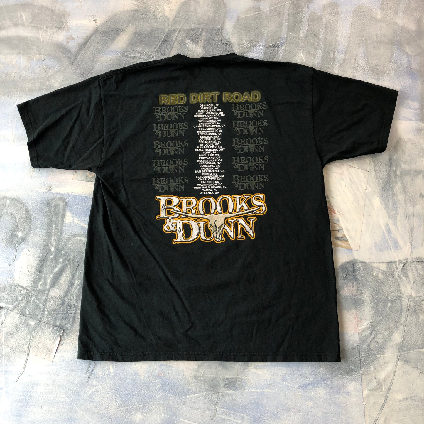 Brooks & Dunn Red Dirt Road Tour T Shirt XL