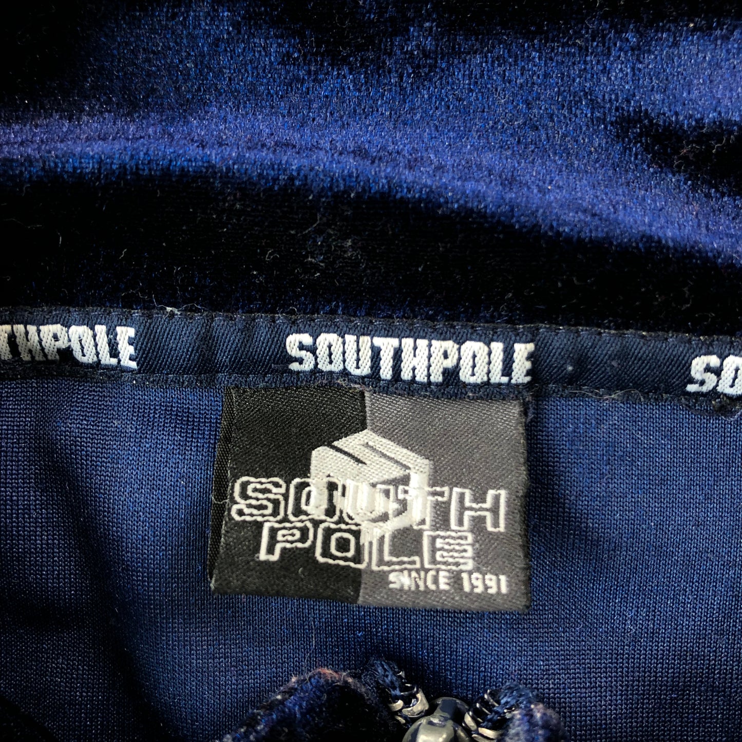 Southpole Velour Zip Jacket XL