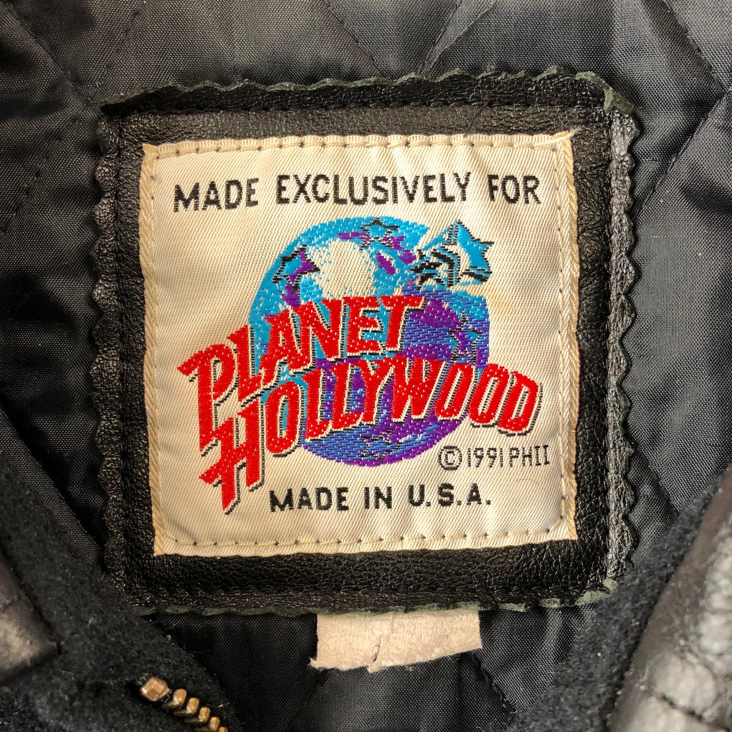Planet Hollywood Harrington Wool Zip Jacket XL