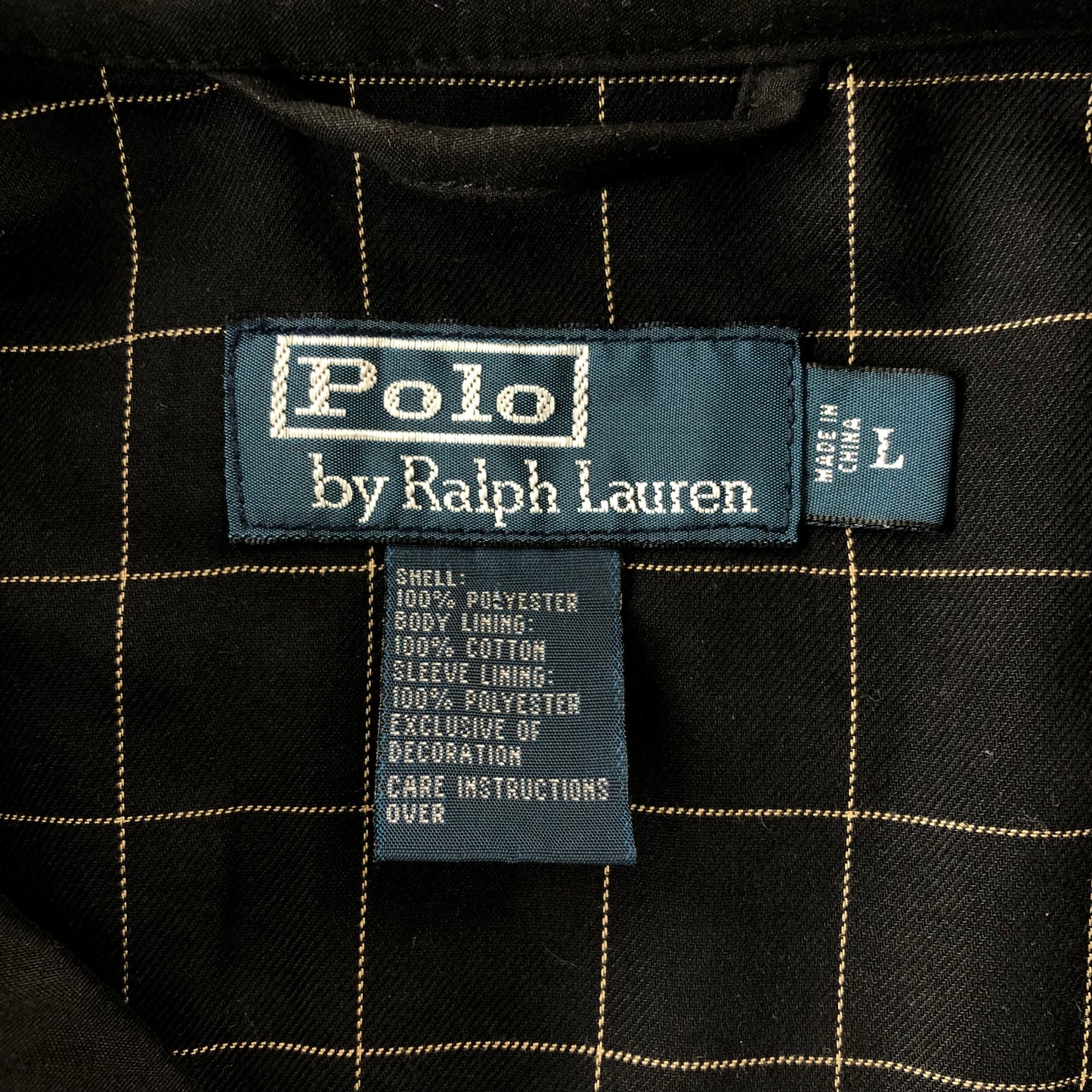 Polo Ralph Lauren Harrington Bomber Zip Jacket L