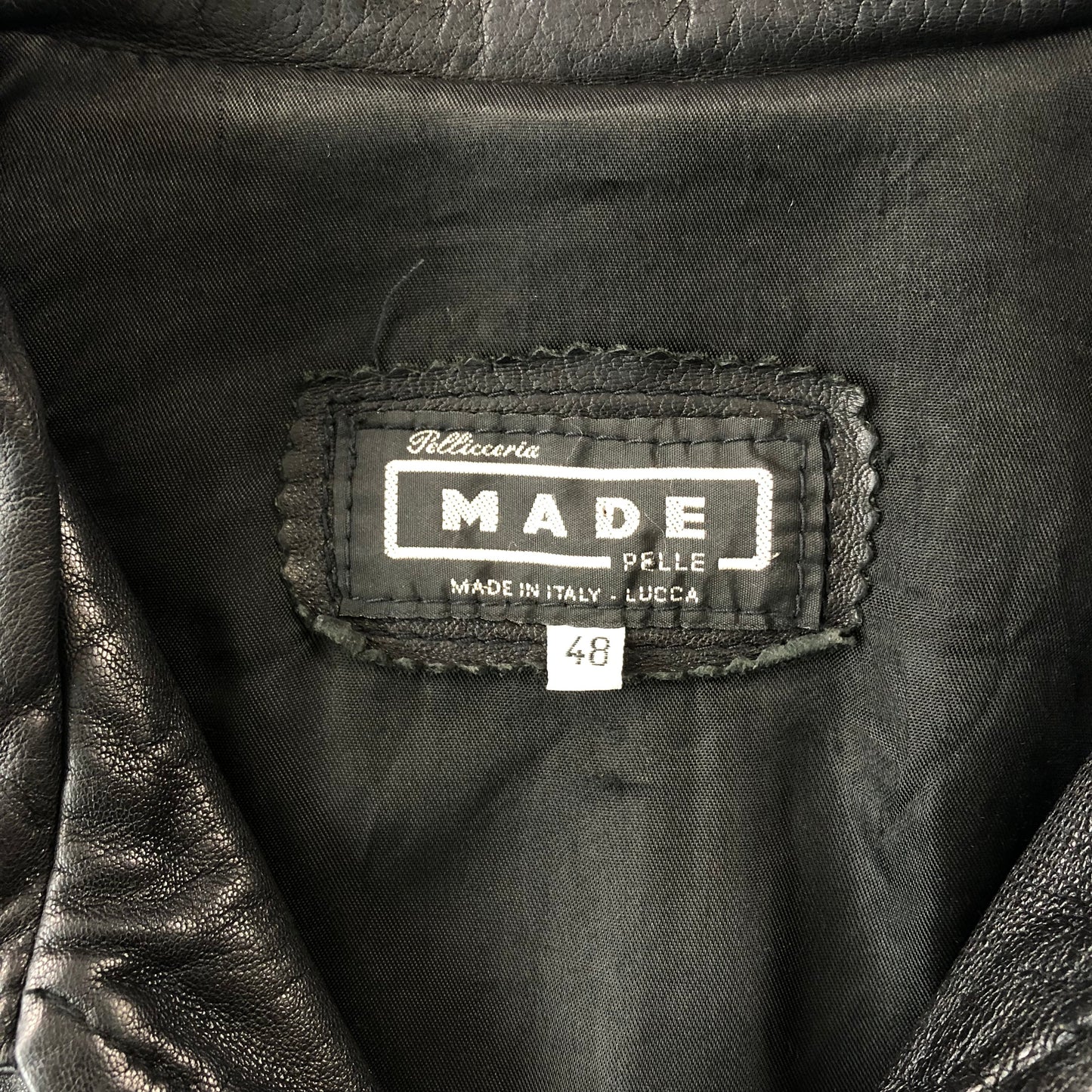 Pellicerria Made Leather Zip Jacket XL