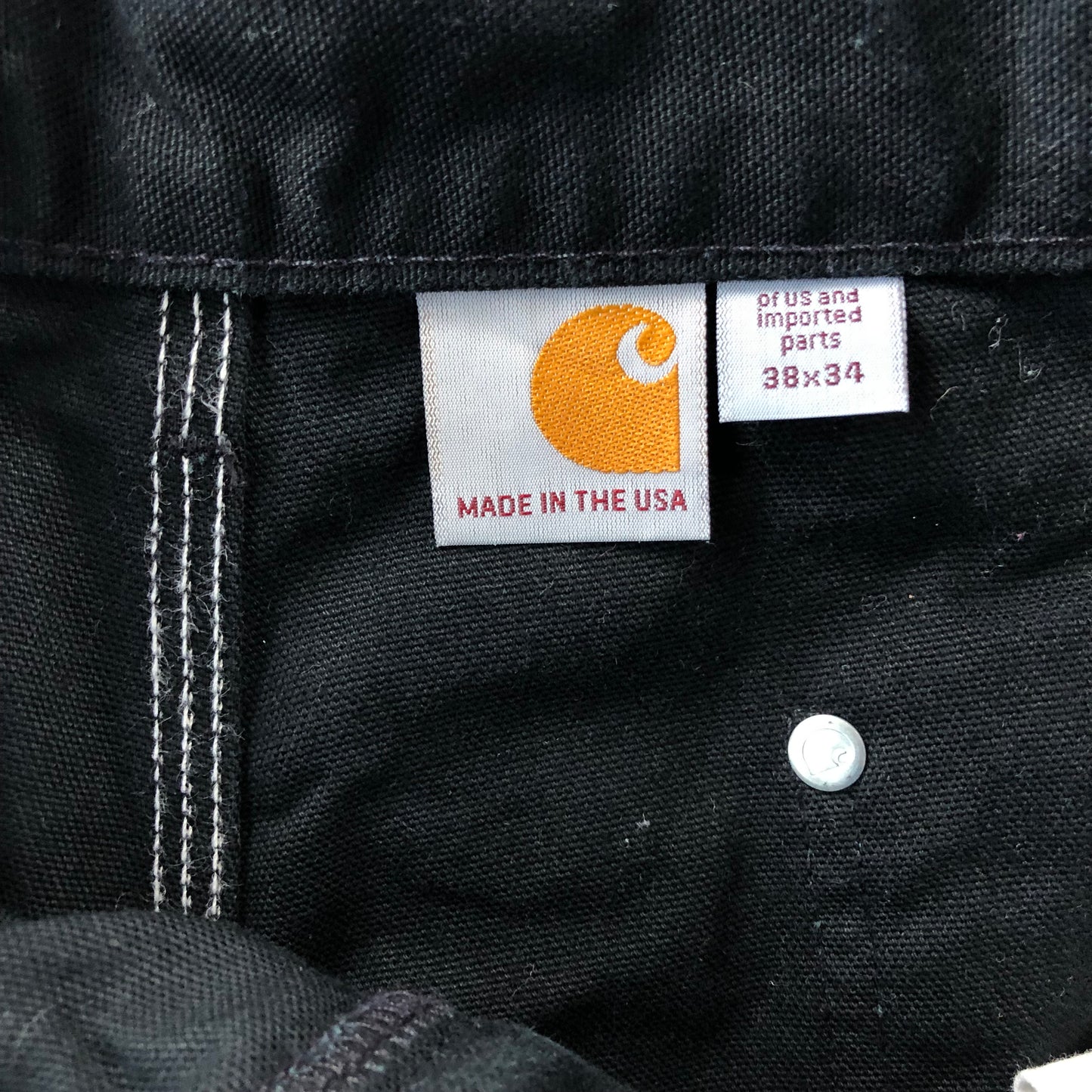 Carhartt Made In USA Double Knee Workwear Jean W38