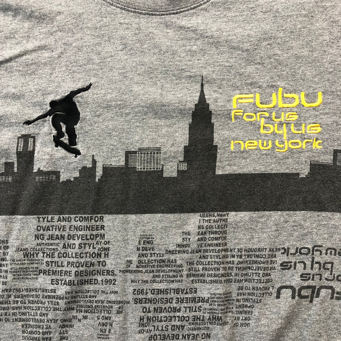 Fubu The Collection New York Long Sleeve Shirt XL