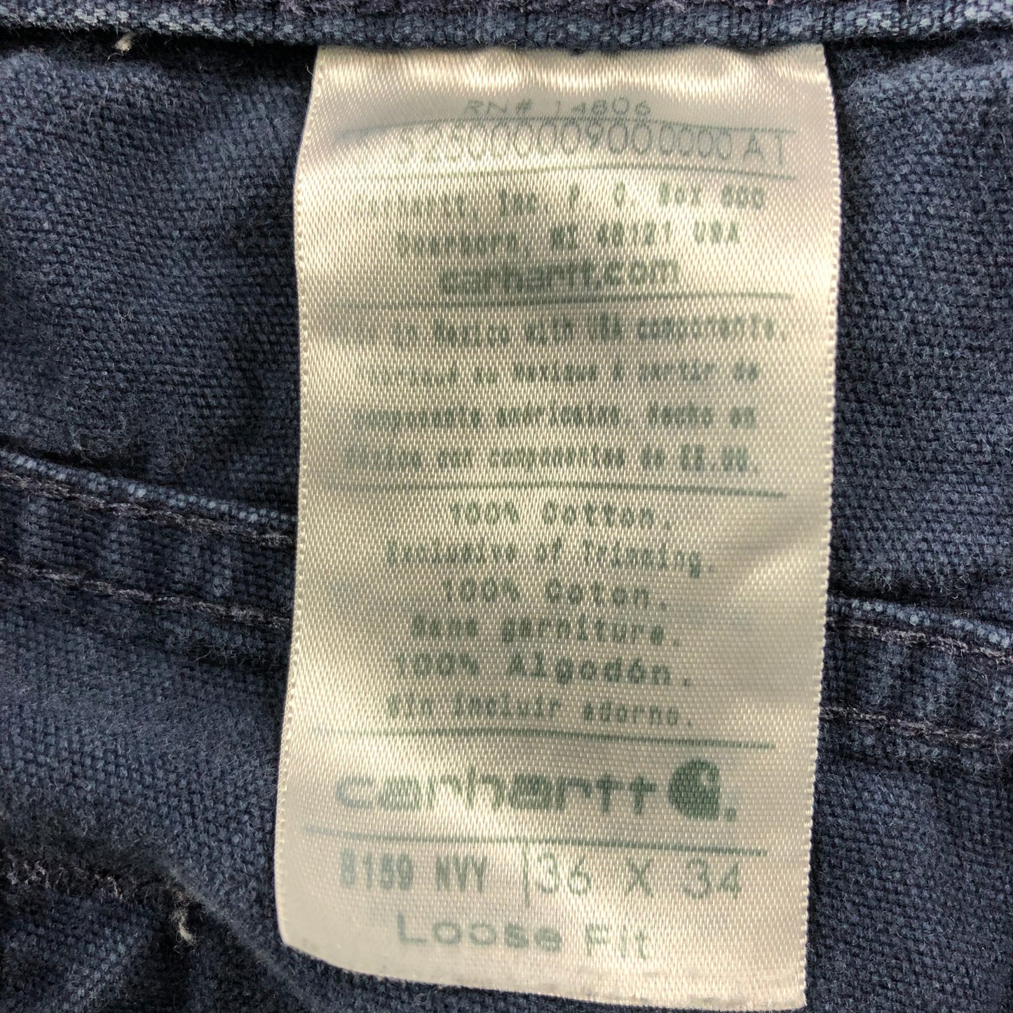 Carhartt Loose Fit Single Knee Workwear Carpenter Pant W36