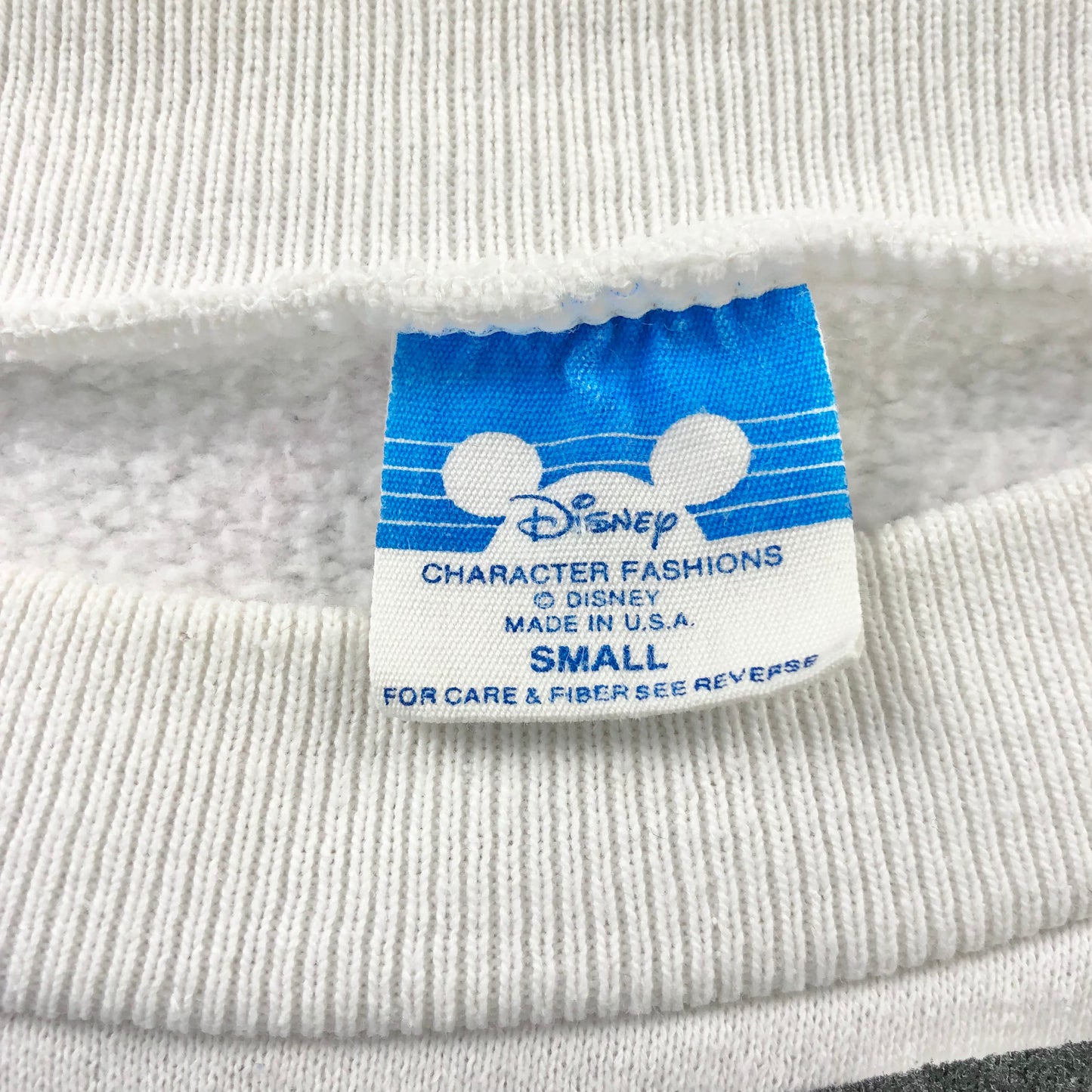 Vintage 80s USA Disney Mickey Mouse AOP Crewneck Sweatshirt S