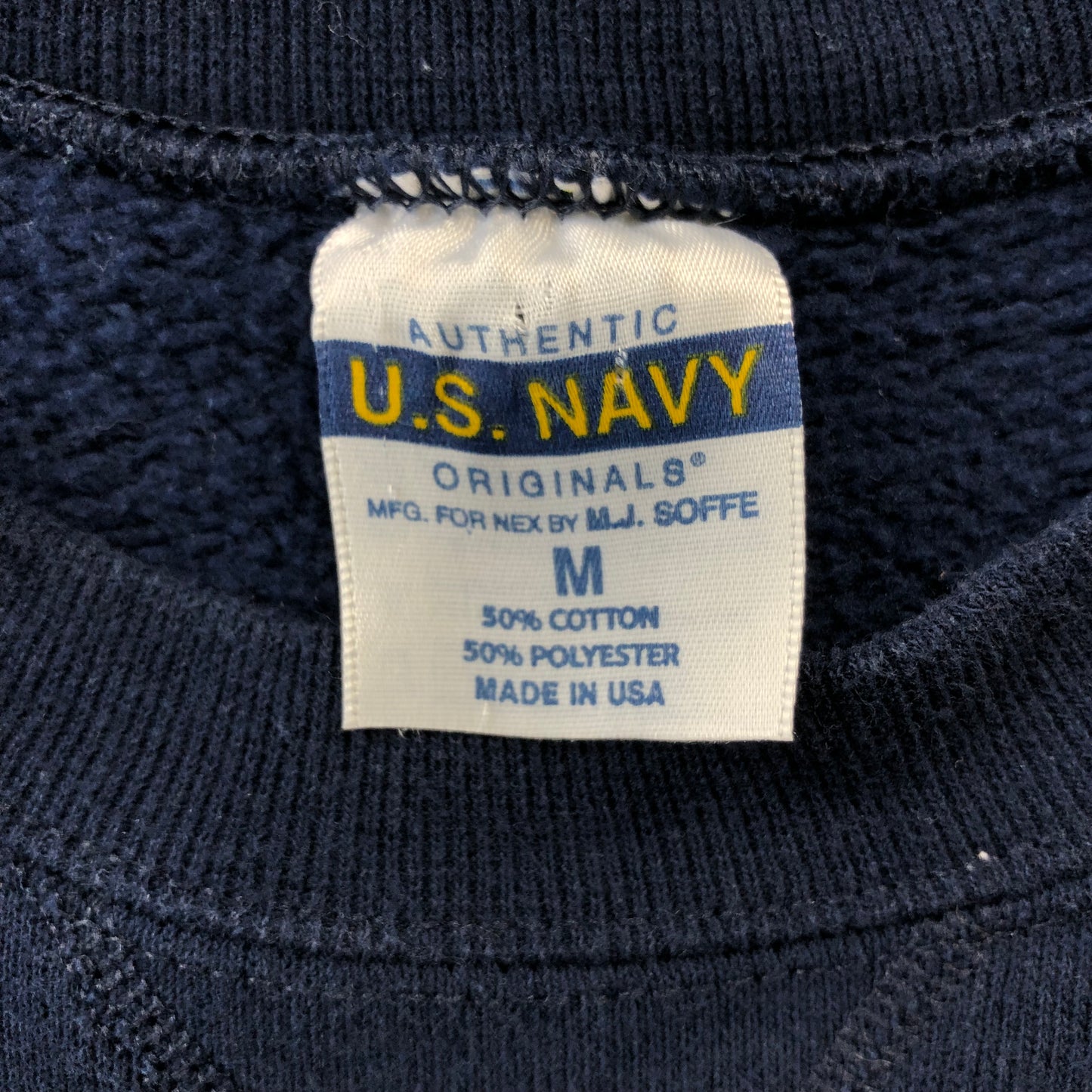 Vintage US Navy Crewneck Sweatshirt M