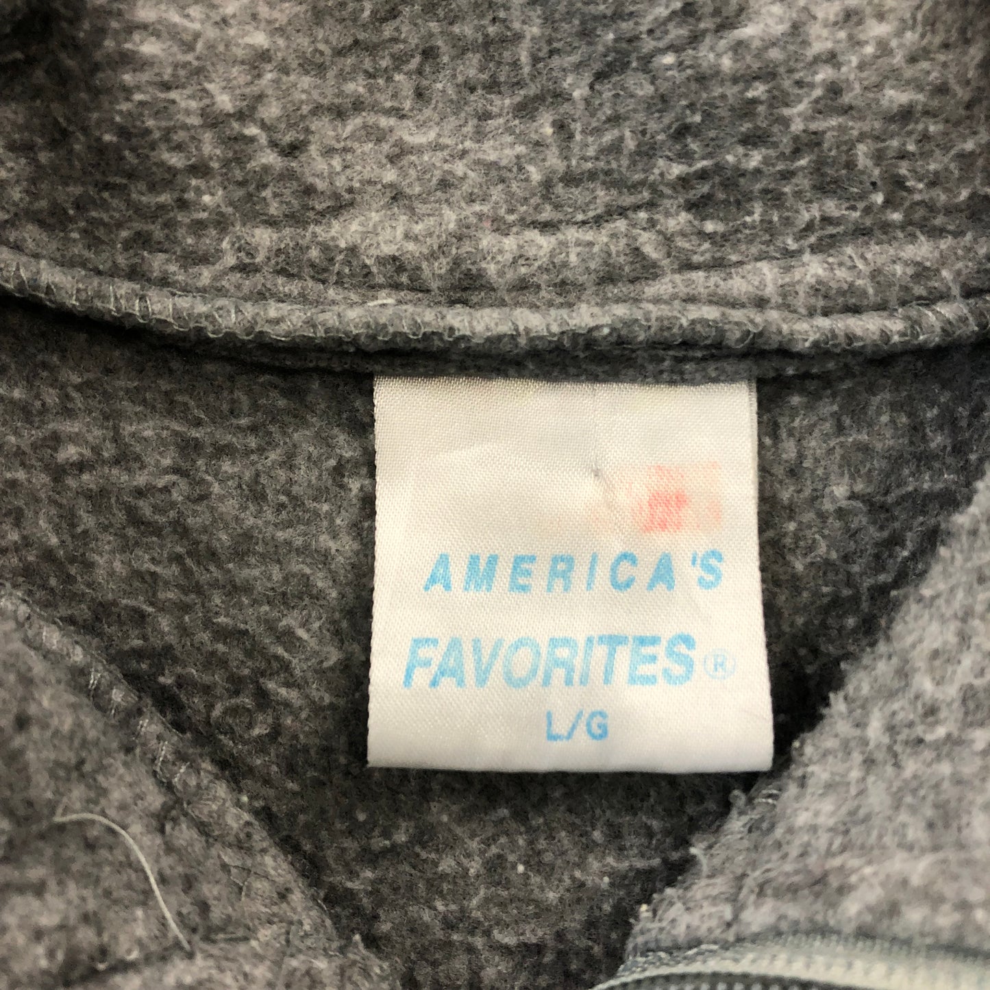 Vintage NBA Toronto Raptors Americas Favorites Quarter Zip Fleece Sweatshirt L