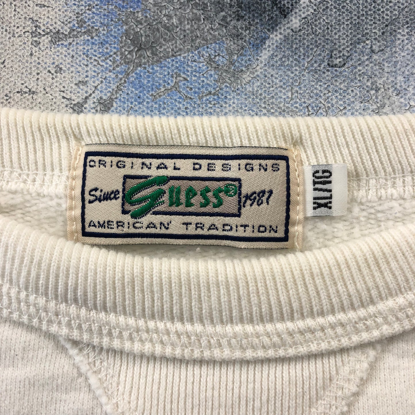 Vintage Guess Jeans USA Embroided Crewneck Sweatshirt XL