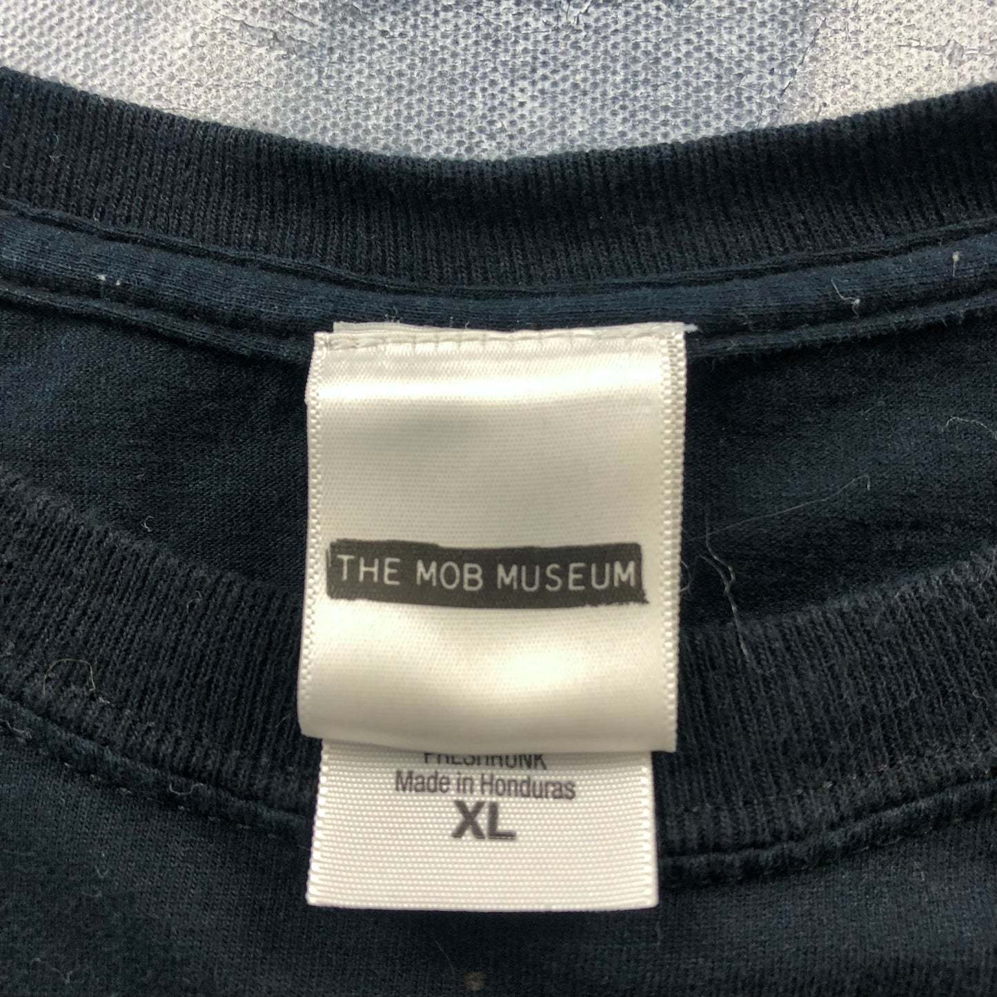 Vintage 90s Wanted Lanksy Luciano Gotti Capone The Mob Museum T Shirt XL