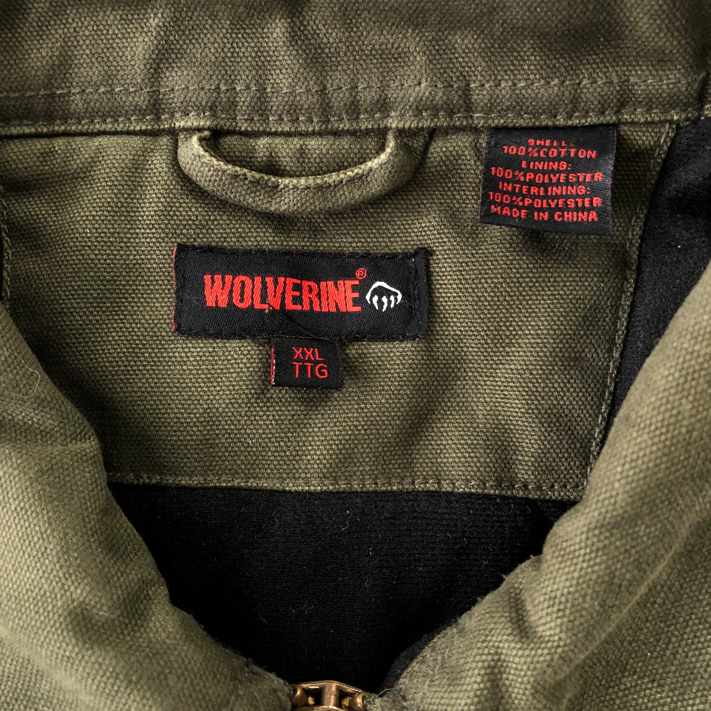 Wolverine Bomber Workwear Insulated Zip Jacket XXL