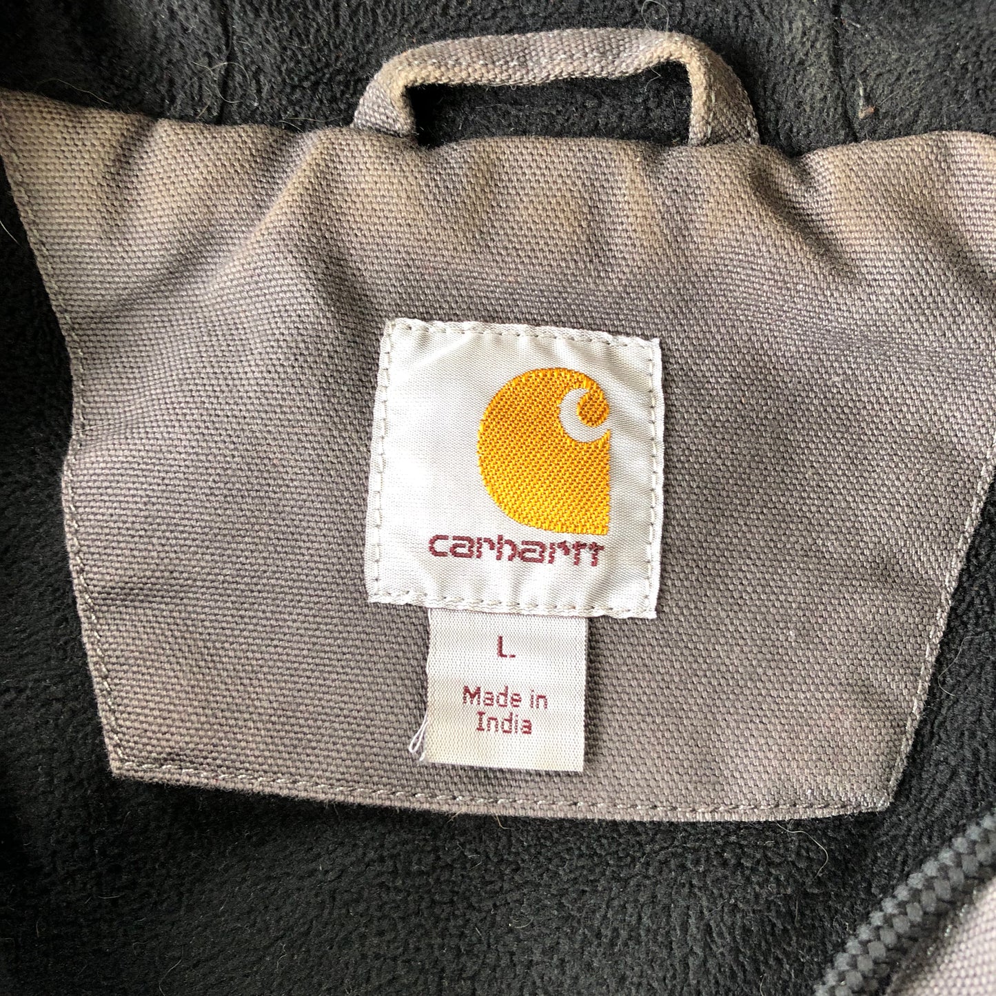 Carhartt Insulated Workwear Hooded Vest Zip Jacket L