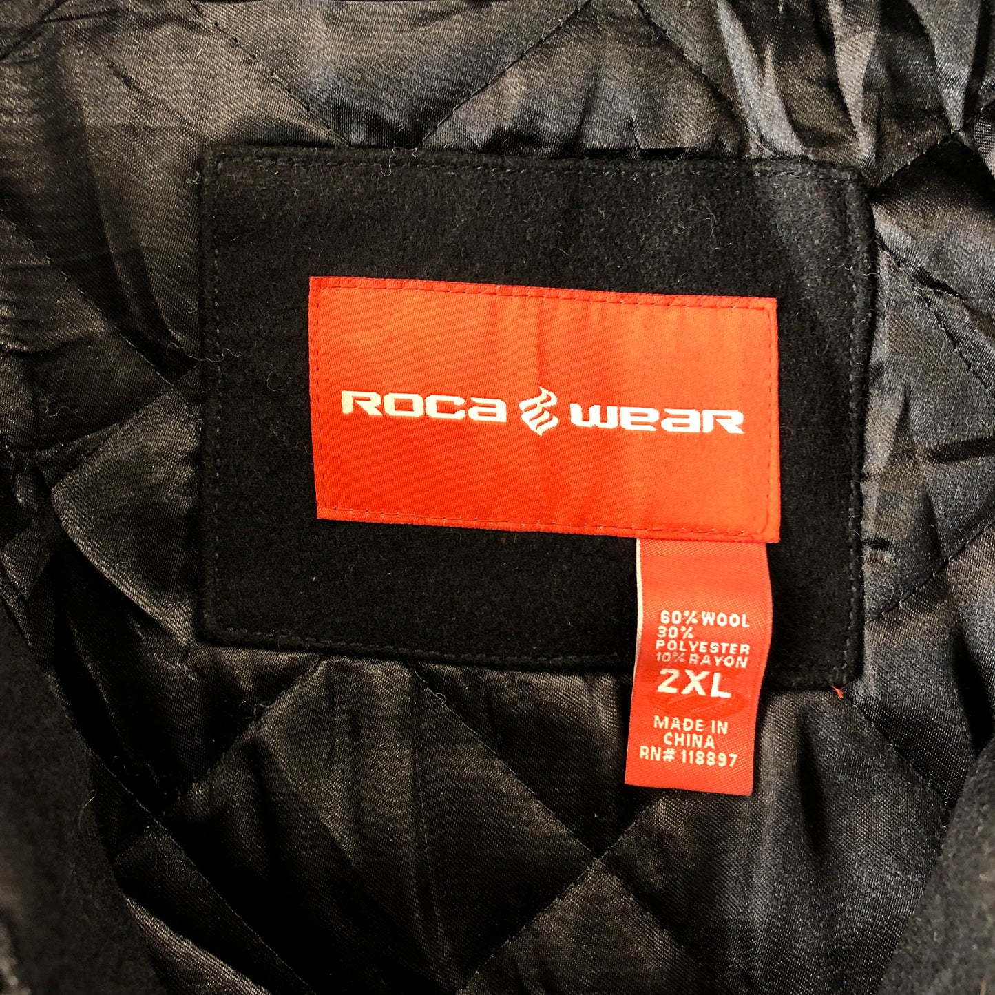 Rocawear Roc Denim Company Insulated Varsity Zip Jacket XXL