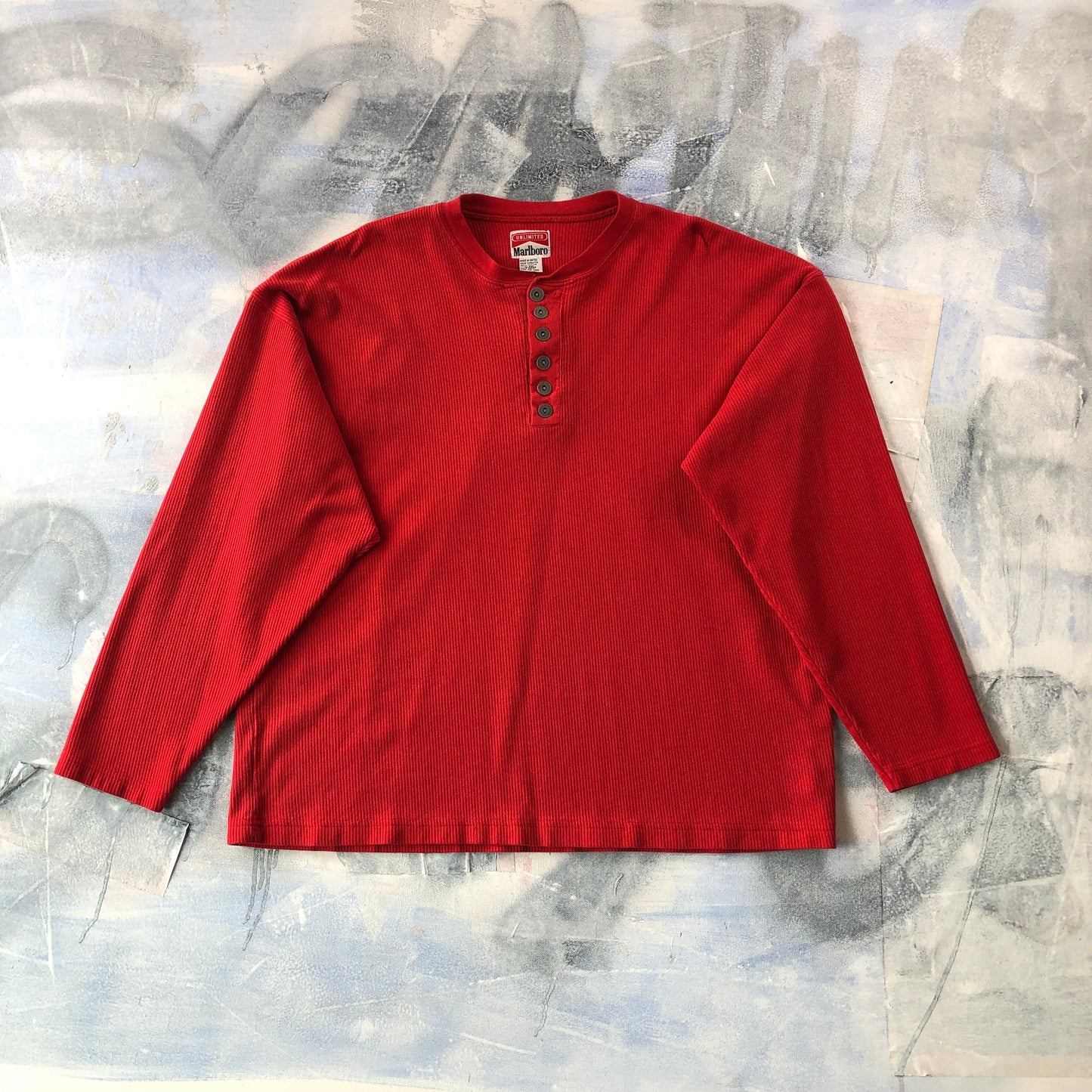 Malboro Unlimited Henley Long Sleeve Shirt XL