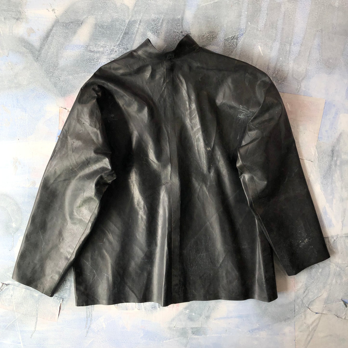 Vintage 80s Kaufman Canada Black Diamond Fisherman Lined Waterproof Jacket XL