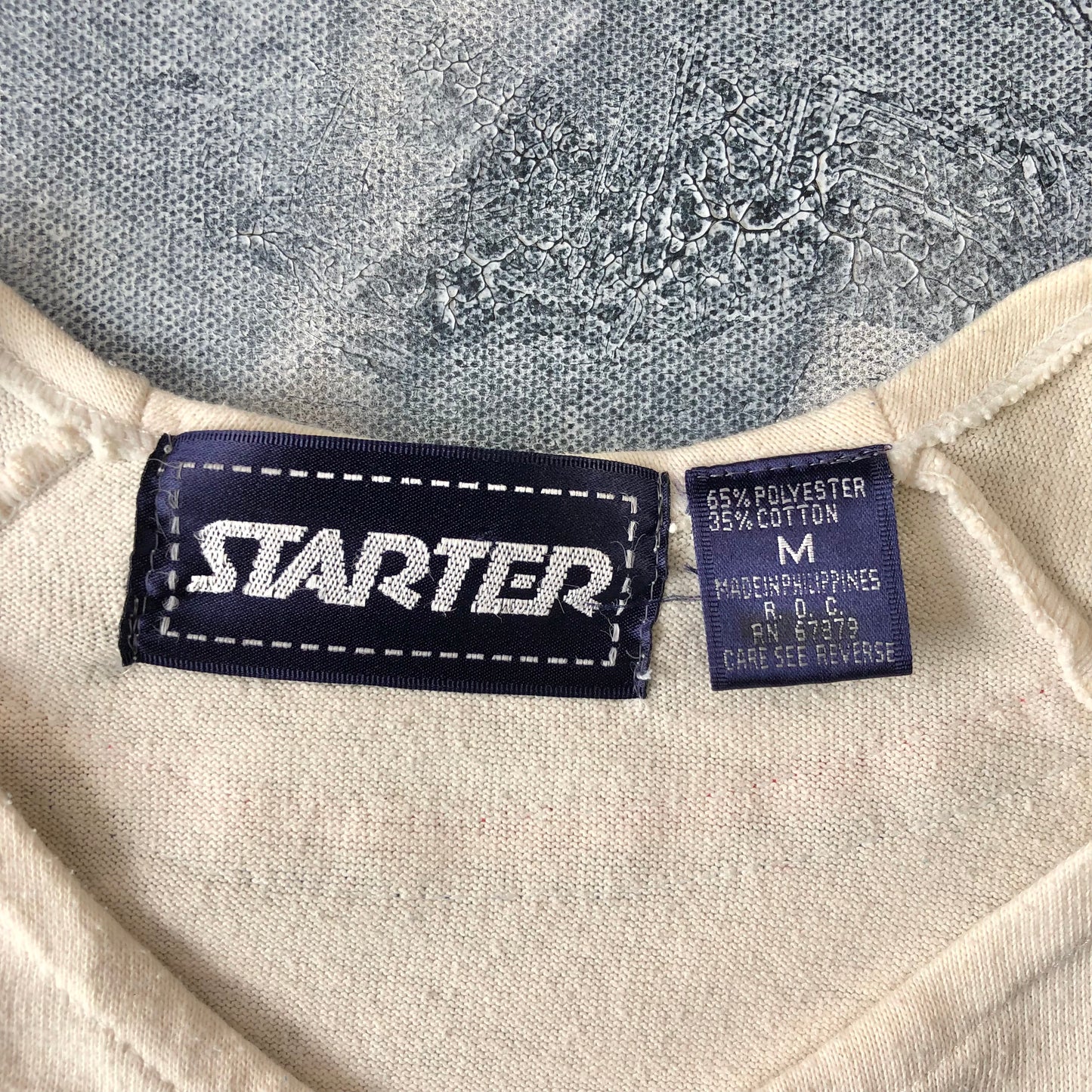 Vintage Starter MLB Los Angeles Dodgers Baseball Embroided Button Shirt M