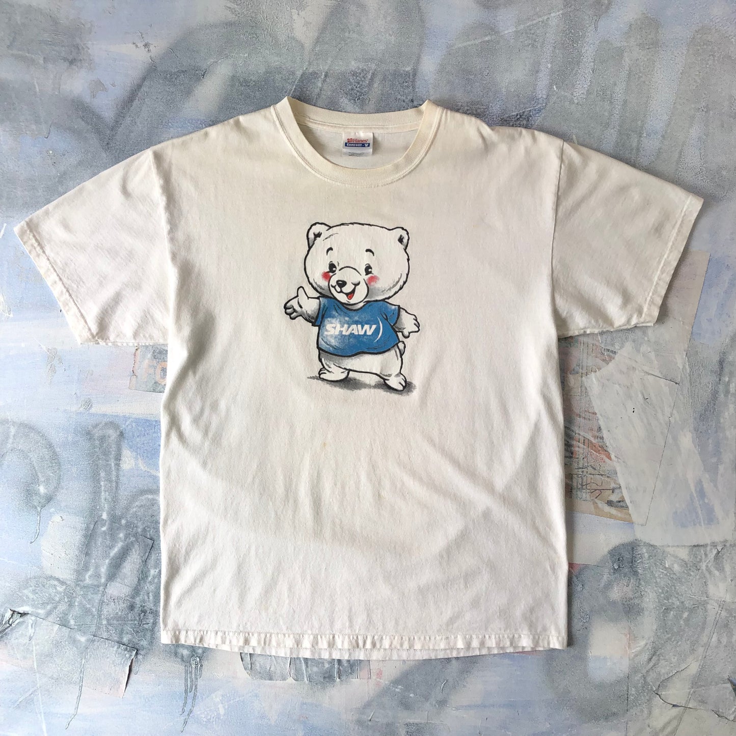 Vintage Rick Dennis Reporting For The Daily Shaw Bear T Shirt L