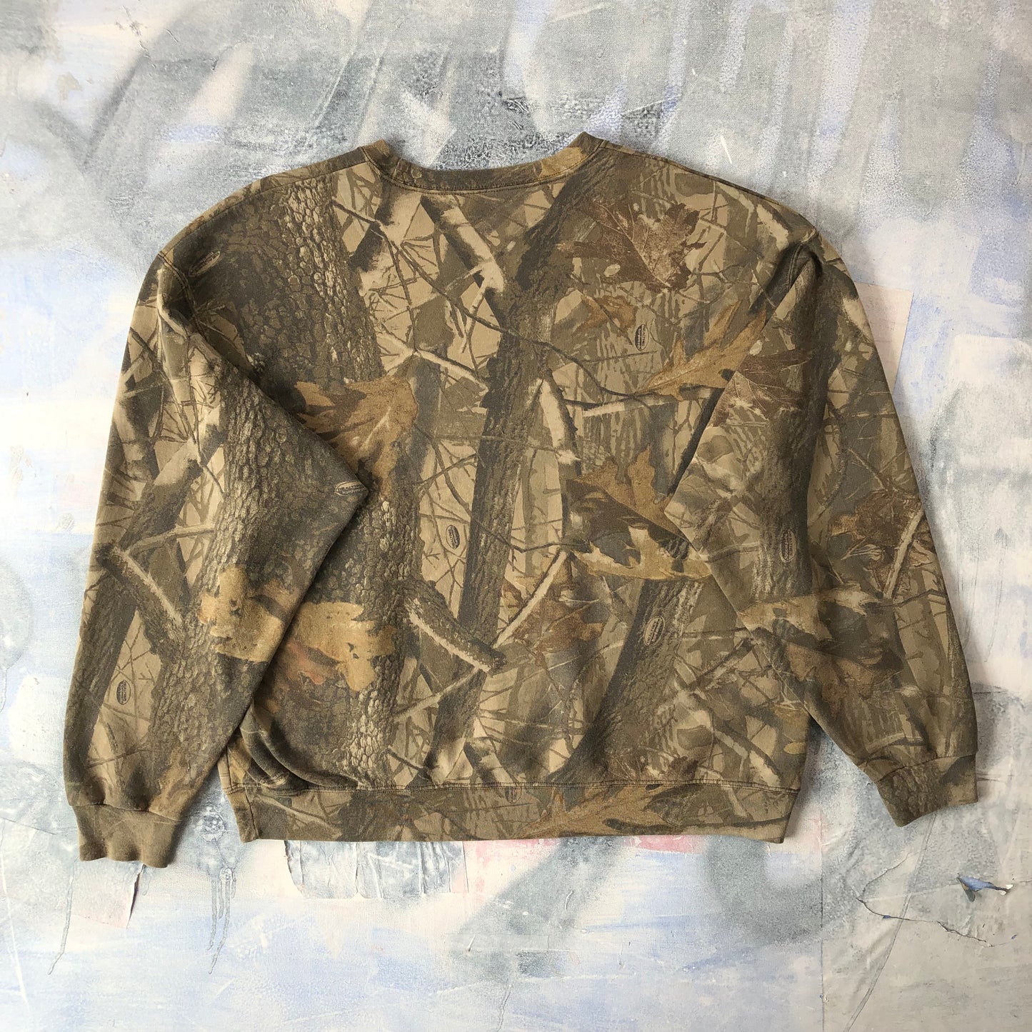 Vintage Real Tree Hardwood Camo Crewneck Sweatshirt XL