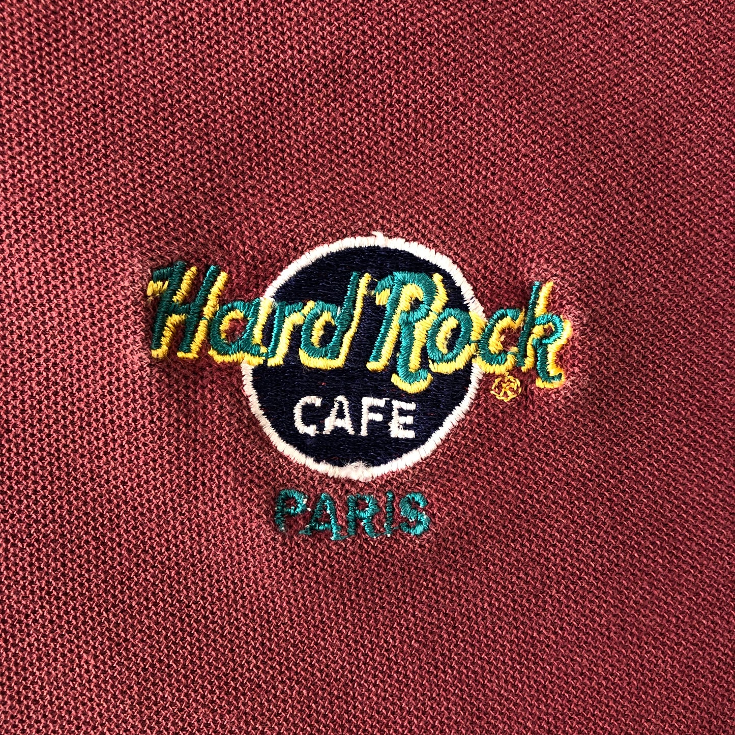 Vintage Hard Rock Cafe Paris Polo Shirt M