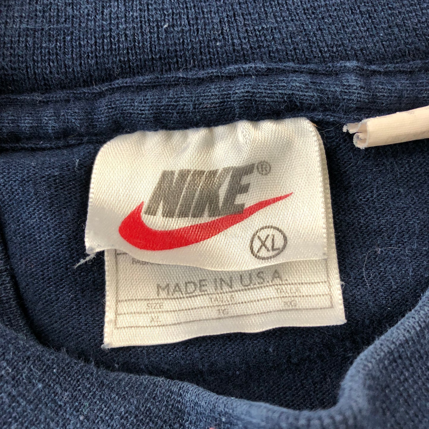 Vintage 90s Nike Mock Neck Swoosh Long Sleeve Shirt XL