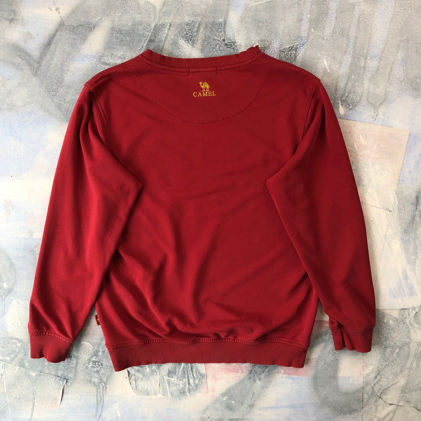 Vintage Camel Experience Life In the Form Of Nature Crewneck Sweatshirt XL