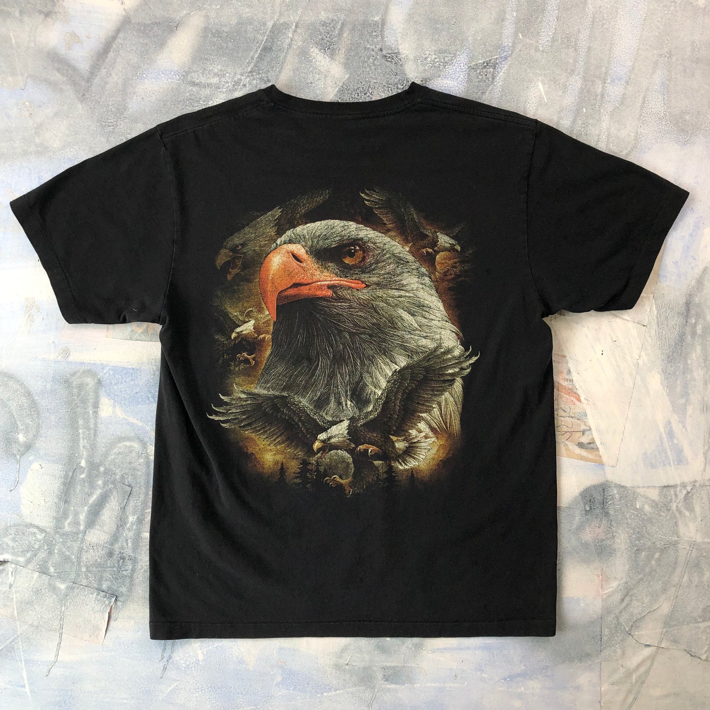 Vintage Eagle Head T Shirt XL