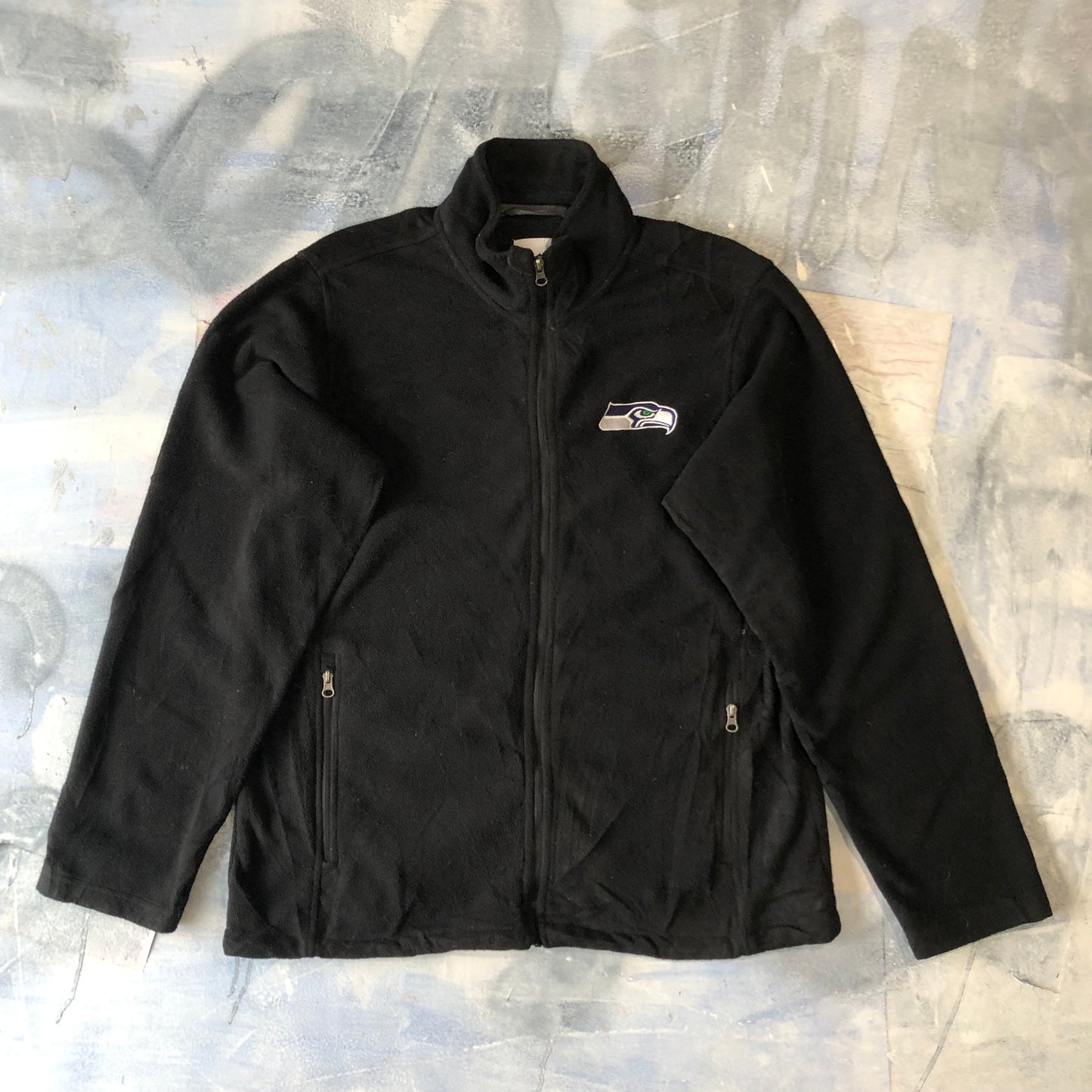 NFL Seattle Seahawks Zip Fleece Sweatshirt M