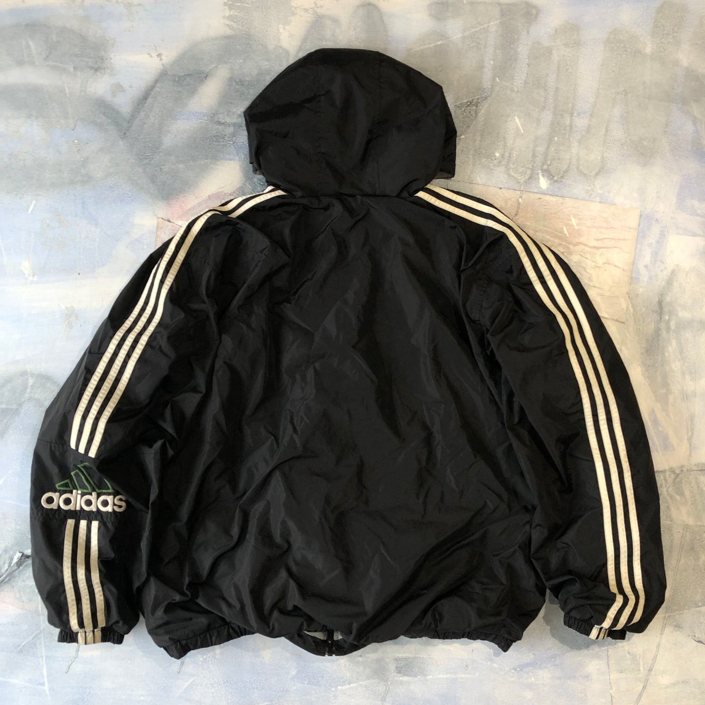 Adidas 90s Hooded Puffer Zip Jacket XL