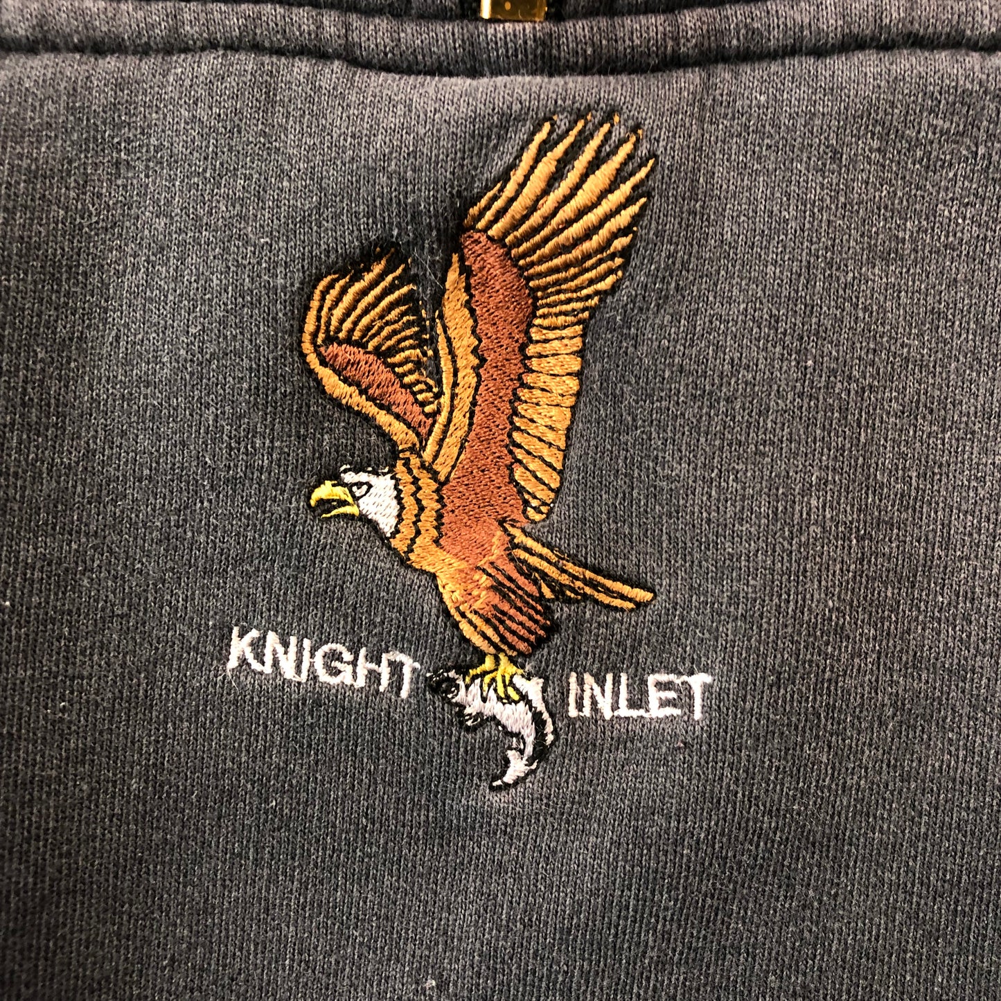Vintage Rocky Mountain Sportswear Knight Inlet Eagle Quarter Zip Sweatshirt XL