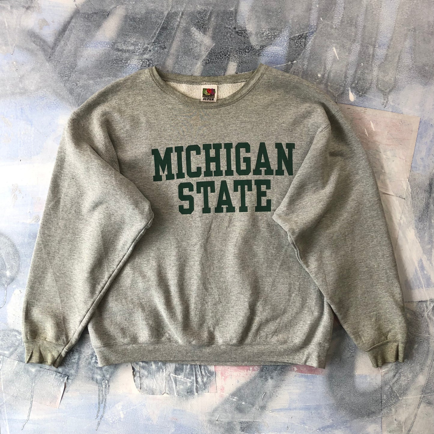 Michigan State Spartans Crewneck Sweatshirt L