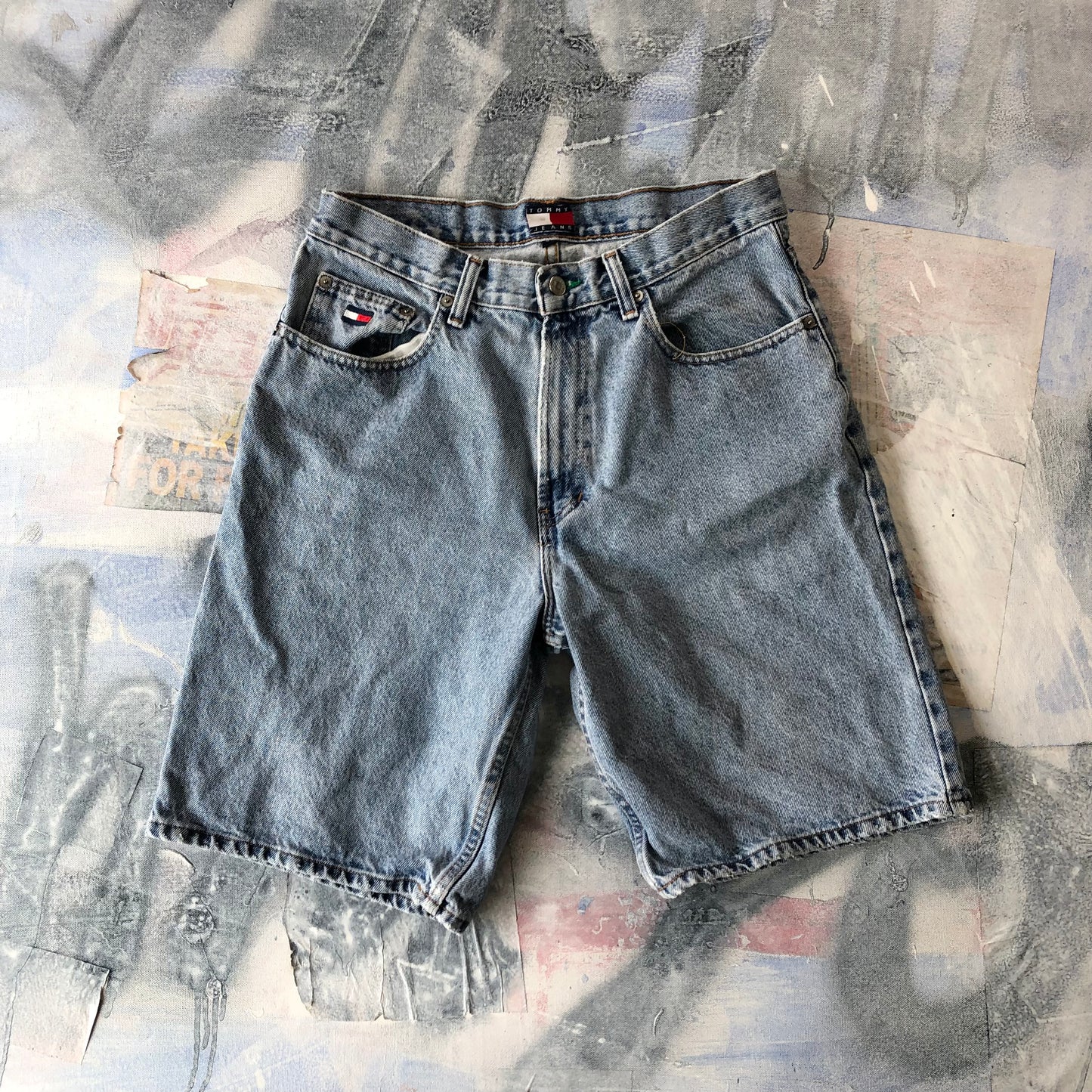 Vintage 90s Tommy Jeans USA Denim Jean Short W32
