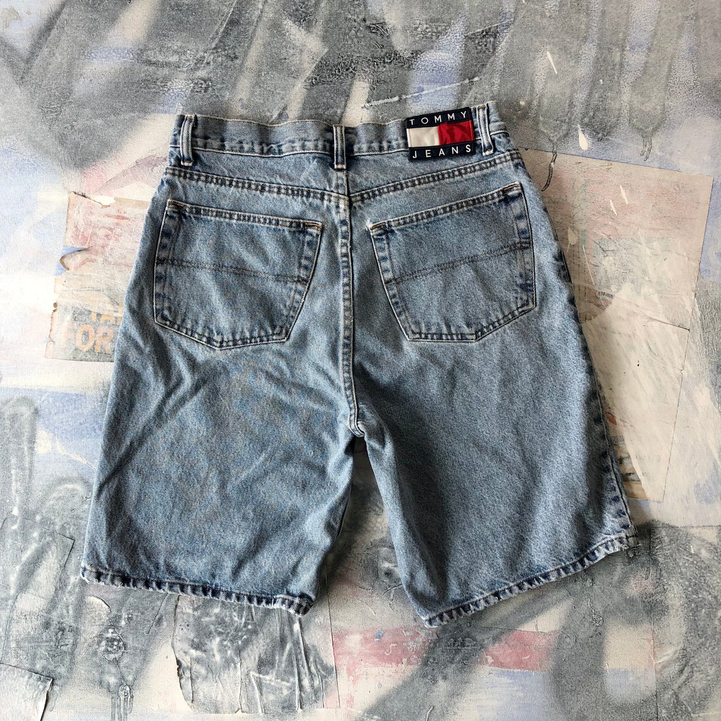 Vintage 90s Tommy Jeans USA Denim Jean Short W32