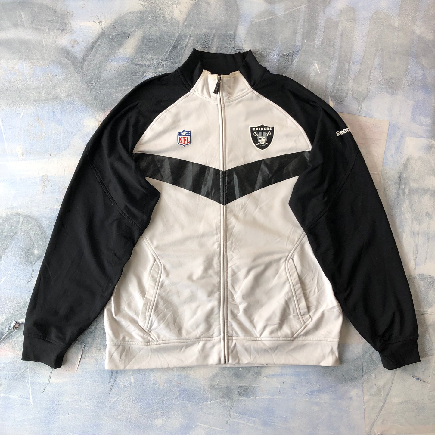 Reebok NFL Oakland Raiders On Field Zip Jacket XL