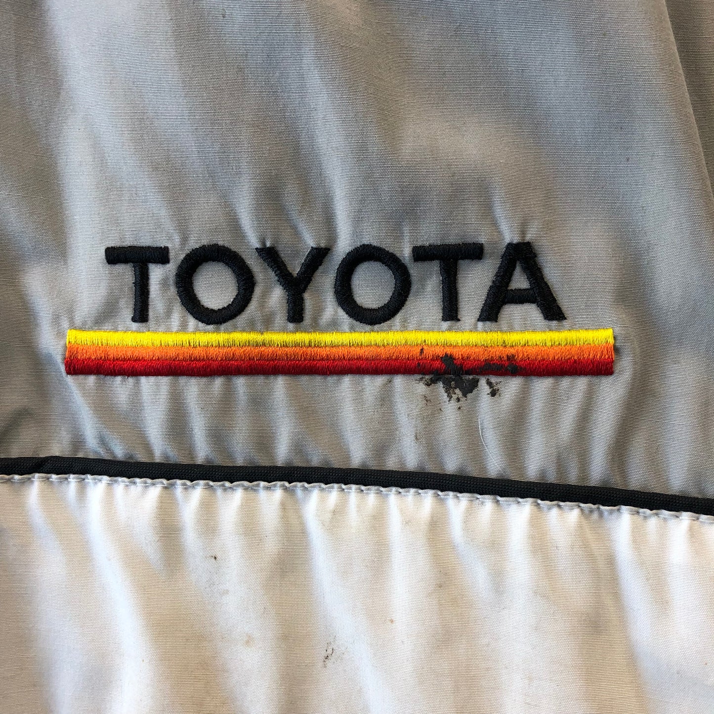 Vintage 80s Toyota Puffer Zip Vest M