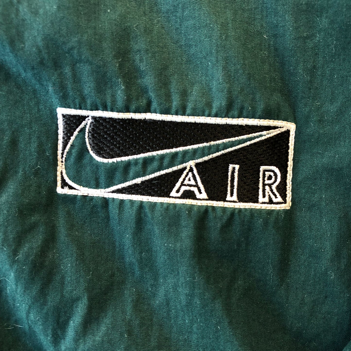 Vintage 90s Nike Air Swoosh Puffer Zip Jacket XL