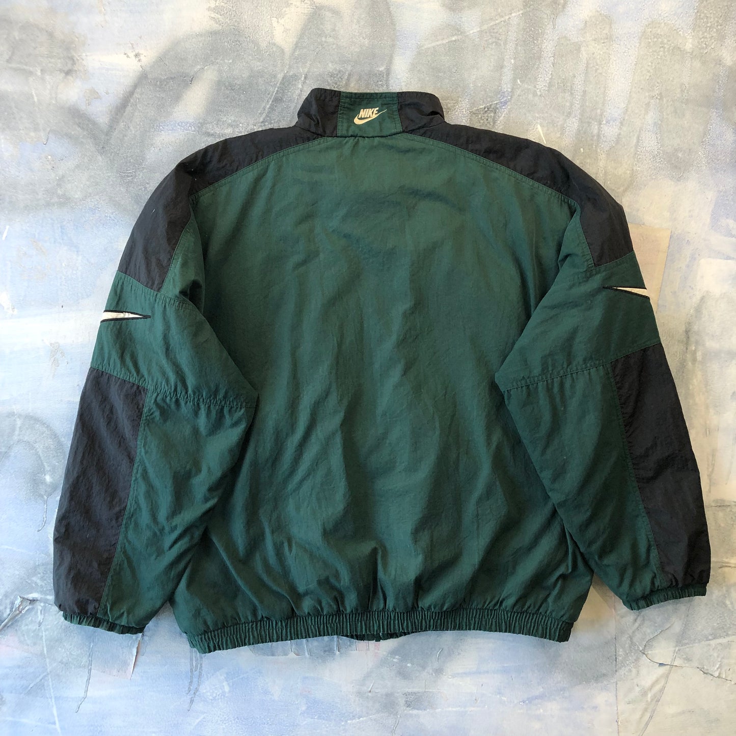 Vintage 90s Nike Air Swoosh Puffer Zip Jacket XL