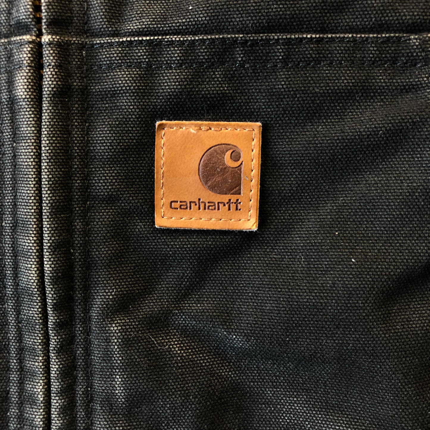 Vintage Carhartt Hooded Workwear Vest Zip Jacket M