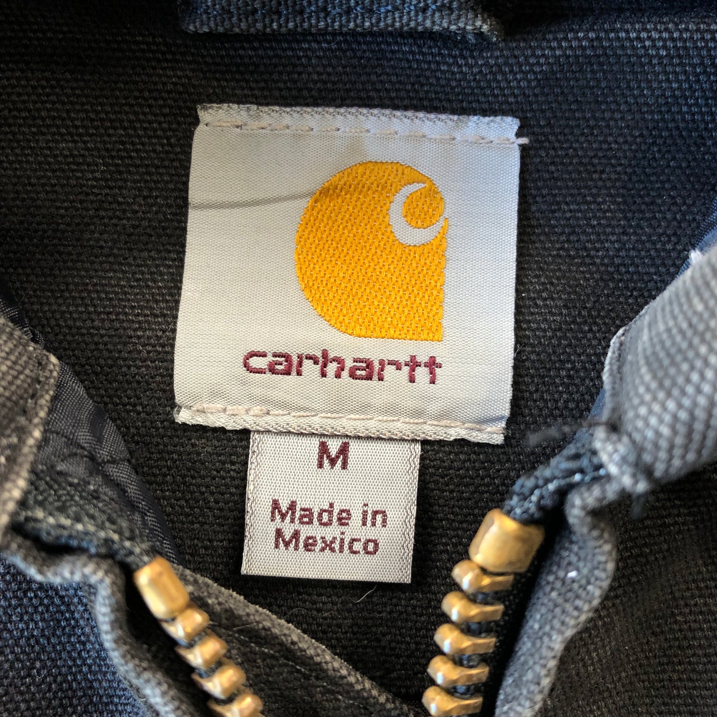 Vintage Carhartt Hooded Workwear Vest Zip Jacket M