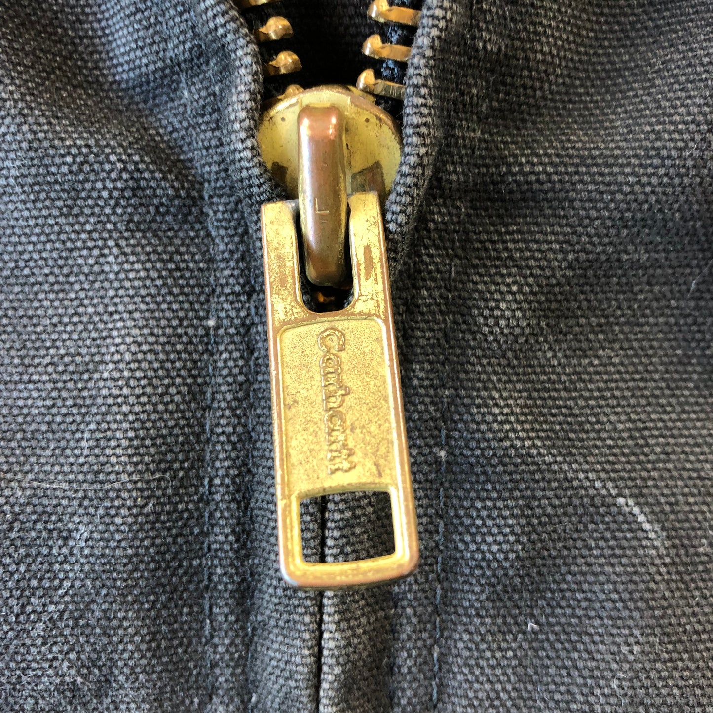 Vintage Carhartt Hooded Workwear Vest Zip Jacket M