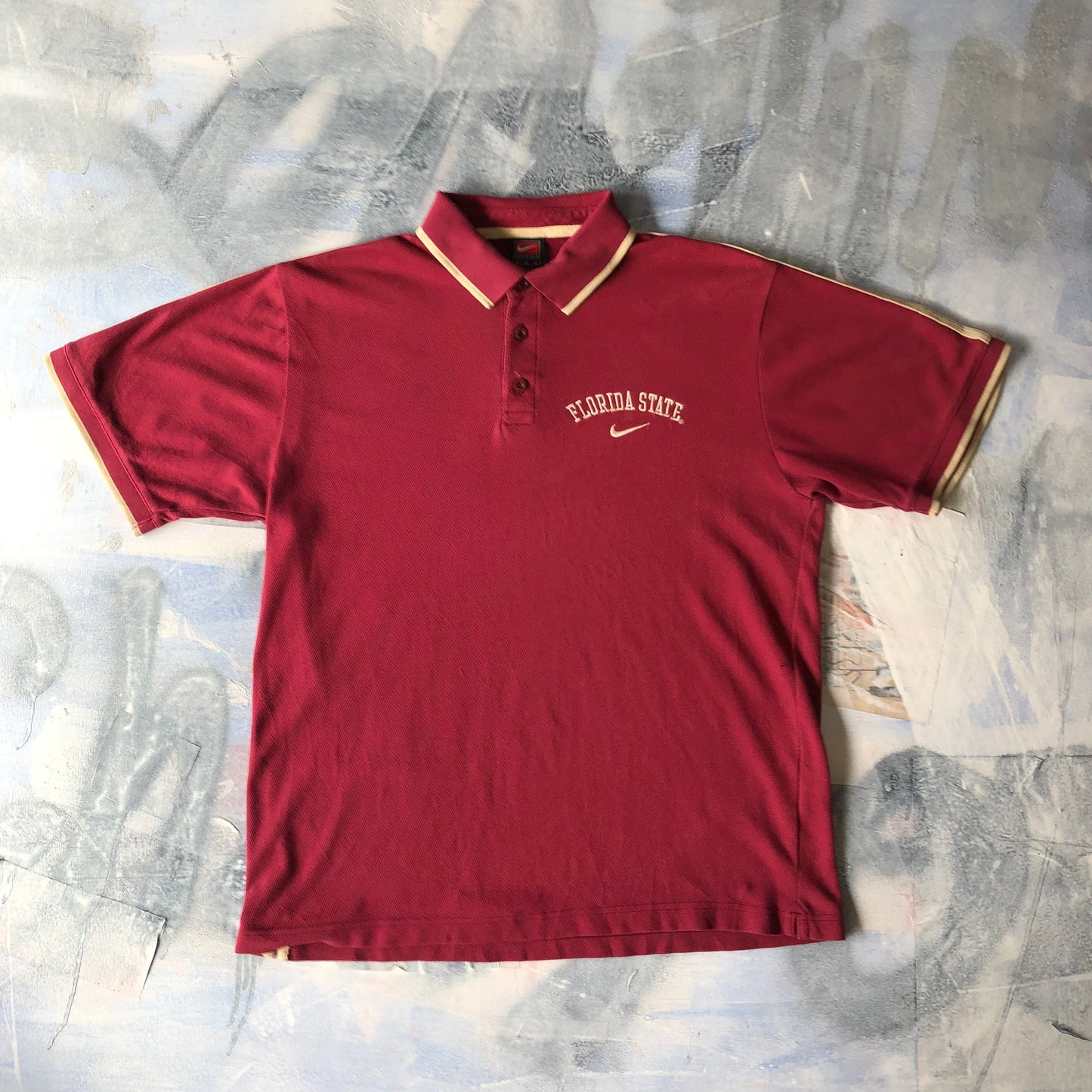 Nike Team Florida State Retro Polo Shirt M