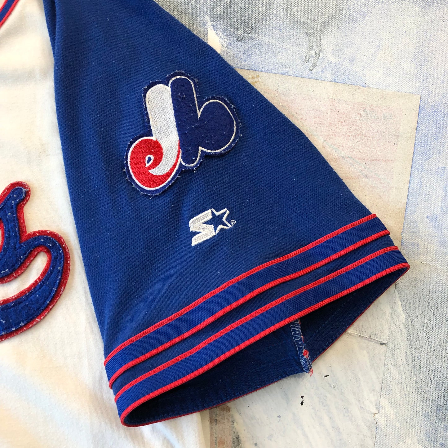 Vintage Starter MLB Montreal Expos Button Shirt L