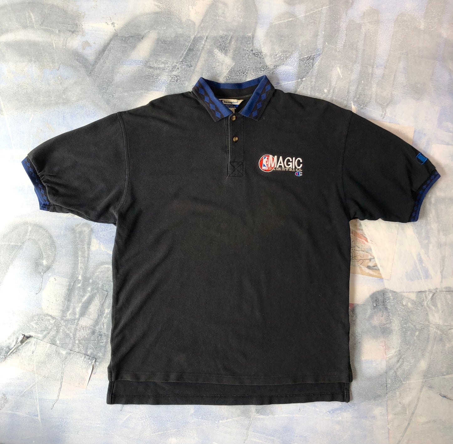 Champion NBA Orlando Magic Retro Polo Shirt L