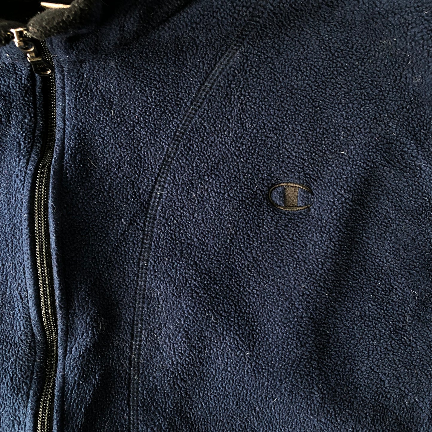 Champion Retro Fleece Zip Vest Sweatshirt M