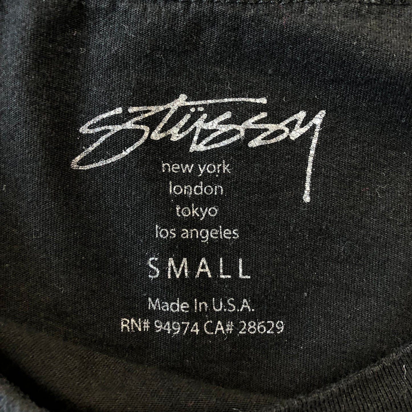 Vintage USA Stussy 1980 T Shirt S (Womens)