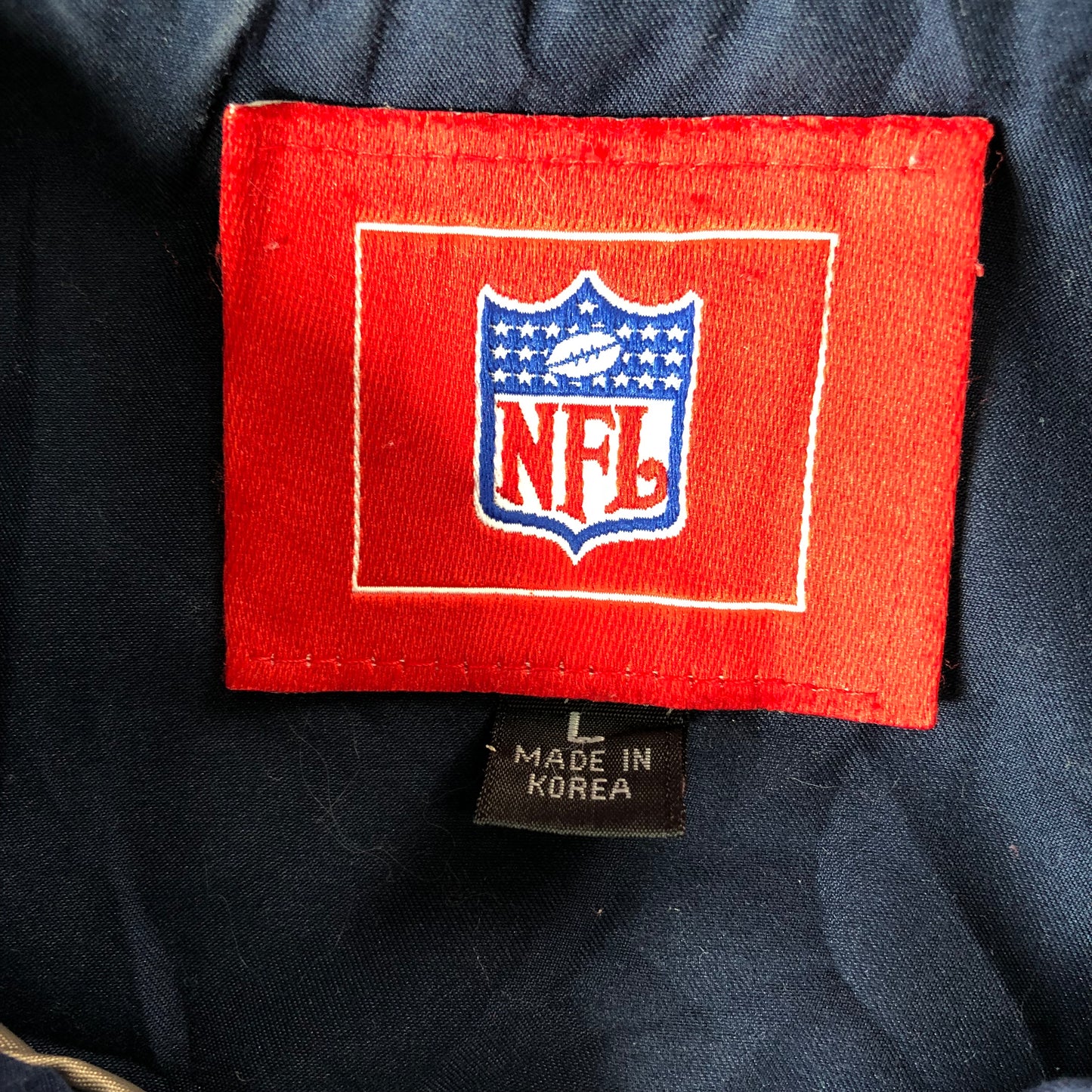 NFL Seattle Seahawks 2003 NFC Wildcard Playoffs Bomber Windbreaker Zip Jacket L