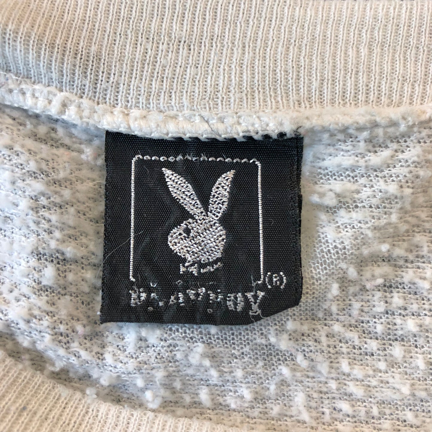 Vintage Playboy Striped Boxy Sleeveless Shirt L